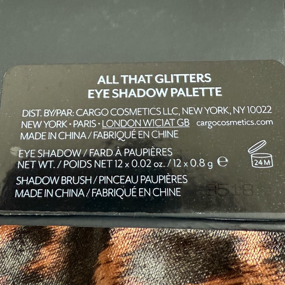 NEW Cargo Cosmetics All That Glitters Eyeshadow Palette - Picture 4 of 5